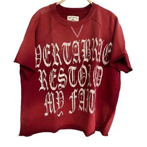 New Mens Vertabrae Faith Crew‎ Neck Shirt